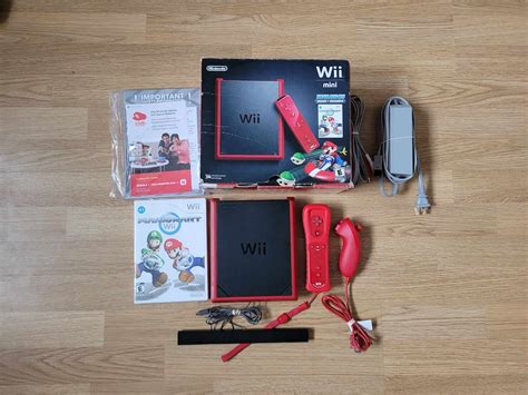 Red Wii Mini Mario Kart Bundle Tested Authentic Complete In Box Etsy