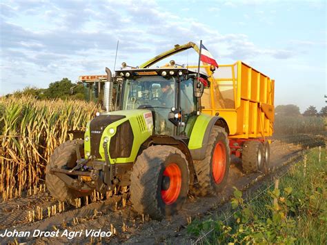 Claas Jaguar Sl En Same Leopard Turbo In De Ma S Trekkerweb Nl