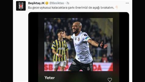 Beşiktaş tan üst üste Fenerbahçe ye gönderme Fanatik Gazetesi