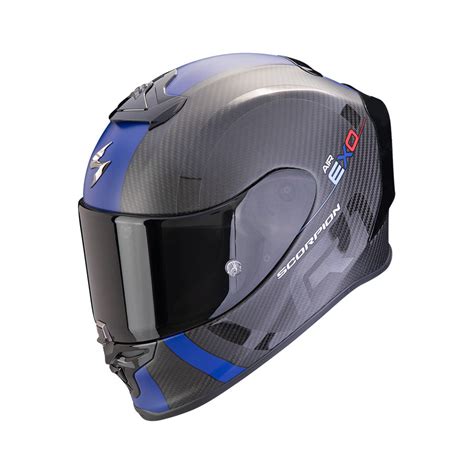 CASCO SCORPION EXO R1 EVO CARBON AIR MG BLUE