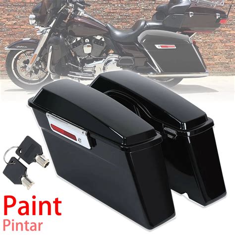 Samger Inch Hard Saddlebags Motorcycle Stretched Extended Saddle Bags