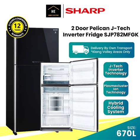 Sharp L Door Pelican J Tech Inverter Fridge Refrigerator