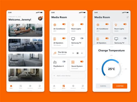 Smart Home App Concept Free Sketch Resource Sketch Elements