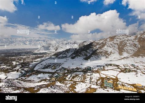 Aerial view Leh, Himalayas. Ladakh, India Stock Photo - Alamy