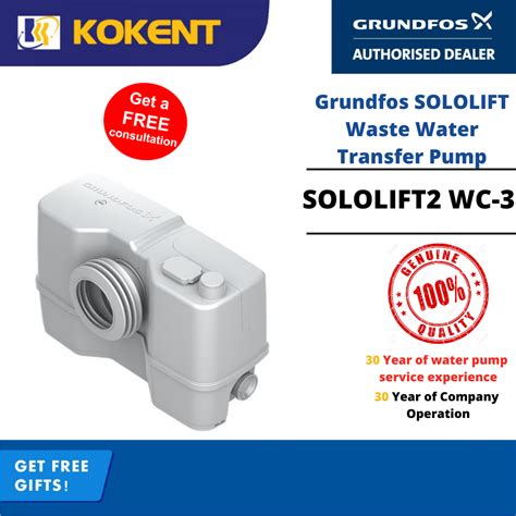 Grundfos Sololift Wc Waste Water Transfer Pump