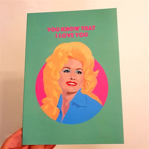 Dolly Parton Birthday Card Uk Jennine Marquez