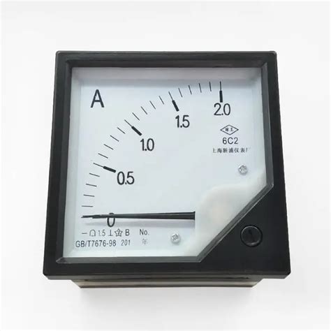 C Analog Panel Dc Meter Ammeter Ampere Current Meter Gauge C A