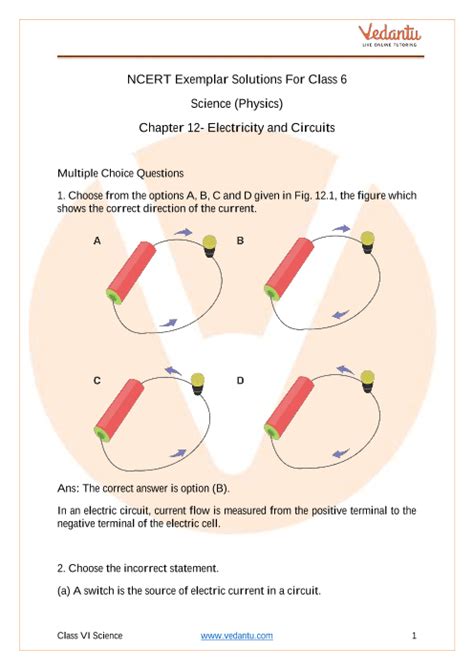 What Is Electric Circuit Class 6 Science Wiring Diagram