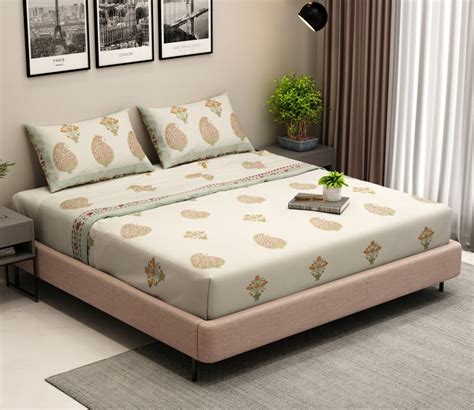 Upto @ 55% Off on Bed Sheet from Wooden Street India