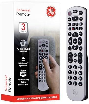 GE Big Button Universal Remote Control For Samsung Vizio Lg Sony