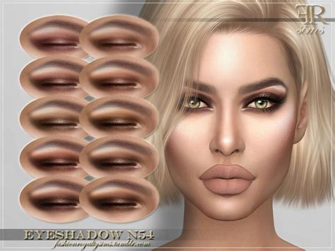 Fashionroyaltysims Eyeshadow N In Eyeshadow Makeup Cc Makeup