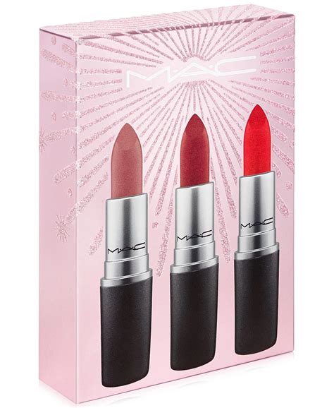 Mac Frosted Firework Sleigh 全天唇膏套装 Shopbop 美丽的 3 件套！