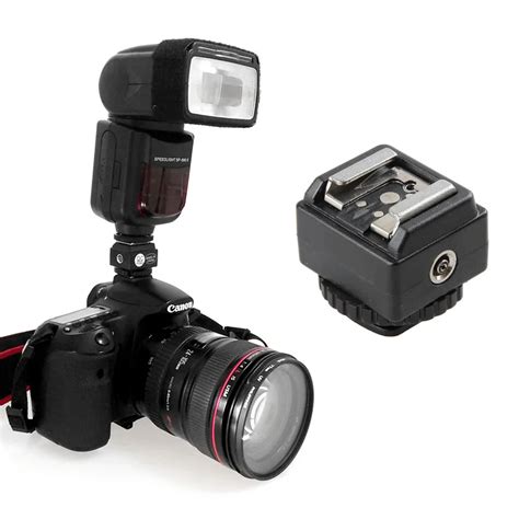 Camera Flash Light Hot Shoe Adapter With PC Sync Socket For Nikon SB600 SB700 SB800 SB900 SB910