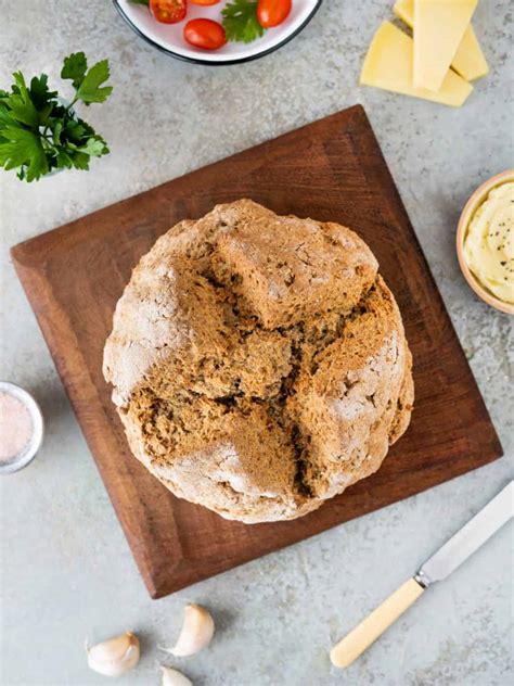 Irish Brown Bread No Yeast No Knead Vintage Kitchen Notes