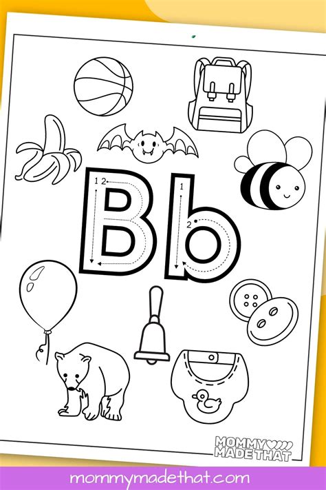 19 Letter B Coloring Page JawaadCalin