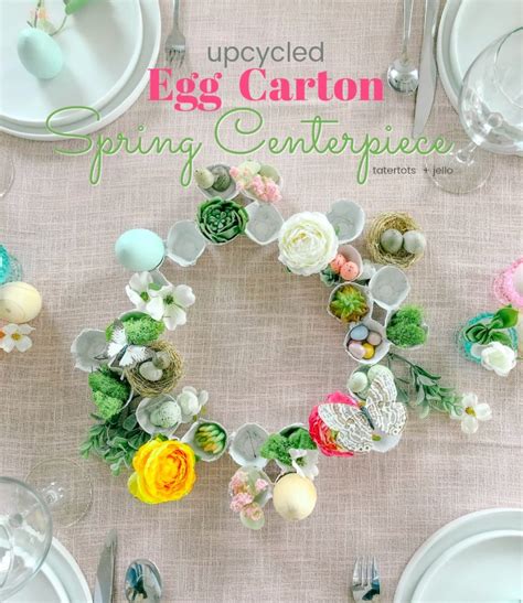 Egg Carton Spring Wreath 8 Other Egg Decorating Ideas