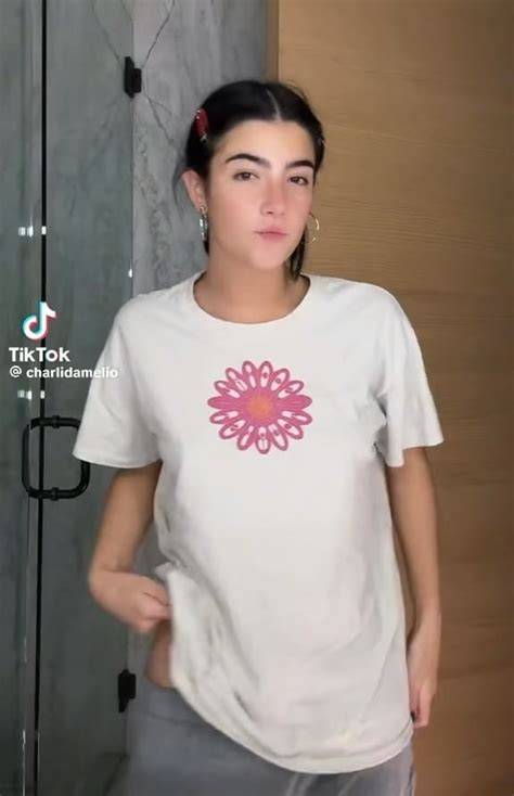 Charlis “tramp Stamp” On Tik Tok 2524 Rcharlidamelio654