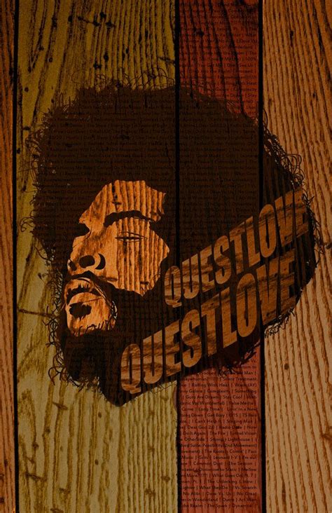 Questlove of the Roots Poster Pop Art Posters, Poster Wall Art, Music ...