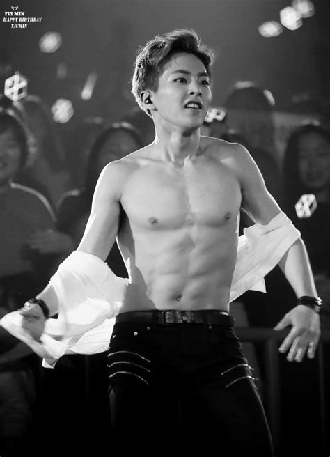 Just Pictures Of Exo S Xiumin S Ripped Bod To Celebrate His