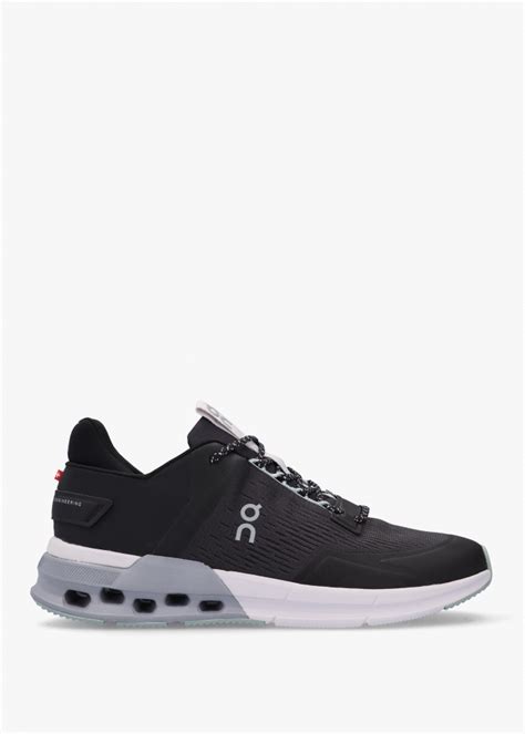 On Running Mens Cloudnova Flux Black Mineral Trainers