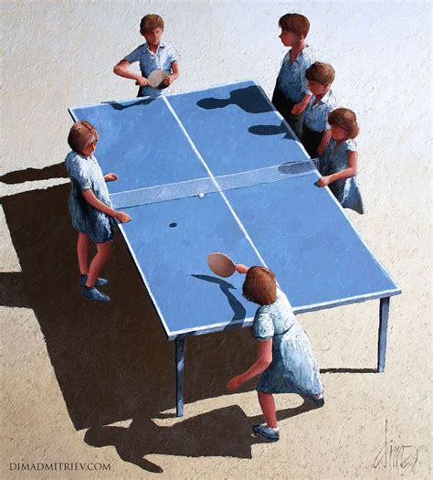 Ping Pong Painting By Dima Dmitriev Artmajeur Ping Pong Painting