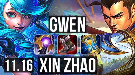 GWEN Vs XIN ZHAO JUNGLE 14 0 6 Rank 3 Gwen Legendary Rank 26