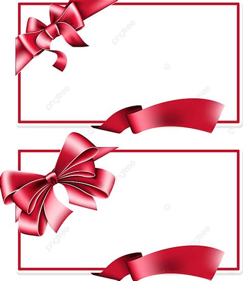 Gift Ribbon Clipart Transparent Background Gift Card With Ribbon