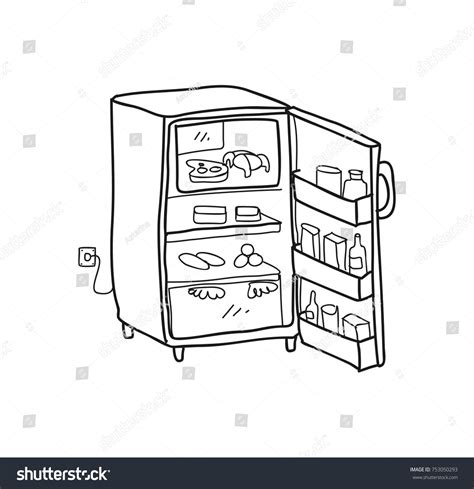 Details 76 Sketch Of A Fridge Super Hot Vn