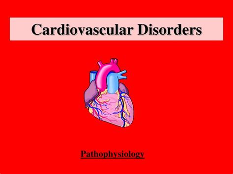 Ppt Cardiovascular Disorders Powerpoint Presentation Free Download