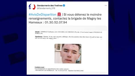 Yvelines Disparition Dun Jeune Homme De 16 Ans Un Appel à Témoins Lancé