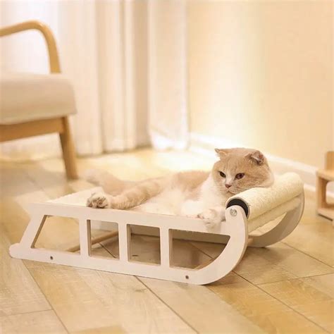 Solid Wood Cat Nest A Multi Functional Scratching Playing Temu