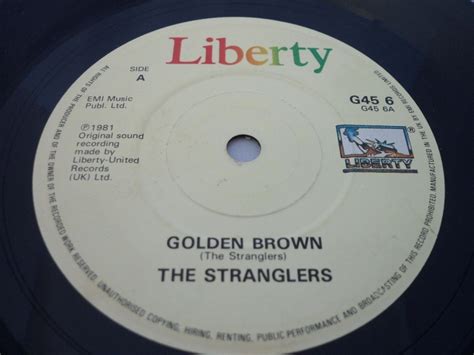 The Stranglers - Golden Brown (Re) (7 inch Single) - Top Hat Records