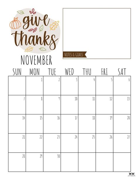 November 2021 Calendars 15 Free Printables Printabulls November