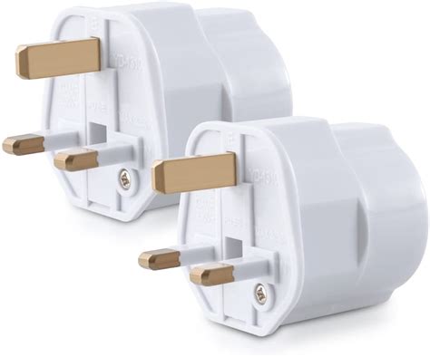 Kwmobile X Adaptateur Prise Anglaise Mod Le Schuko Type G Fiche