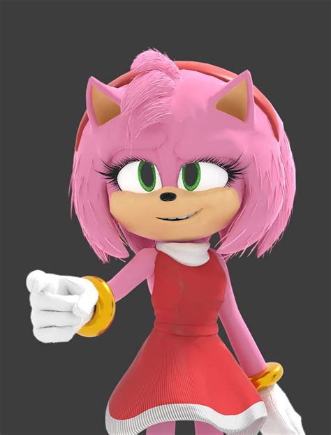 Some Expressions From The Sonic Movie With My Amy Rose Model8 Sonic The Hedgehog Amino