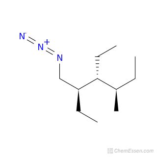 R R R Azidomethyl Ethyl Methylheptane Structure C H N