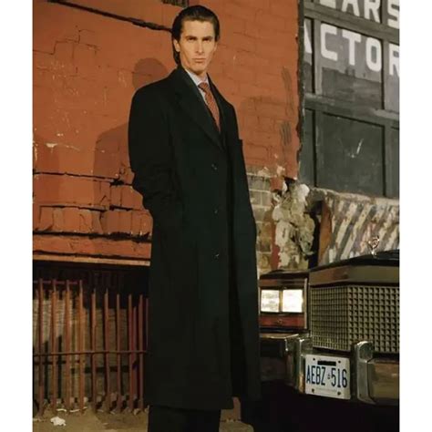 Christian Bale American Psycho Movie Patrick Bateman Coat