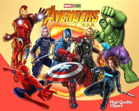 Marvel Avengers Clipart PNG – CartoonPng