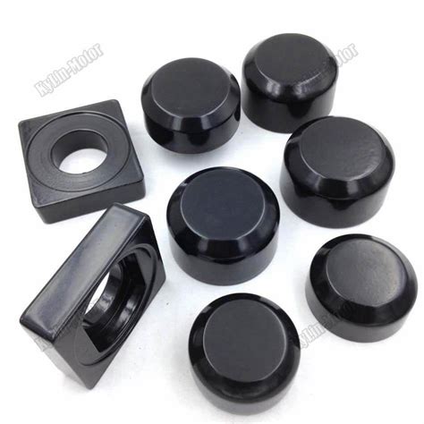 Set Black Fork Axle Caps Parts Covers Kit Fit For Suzuki GSX R 600