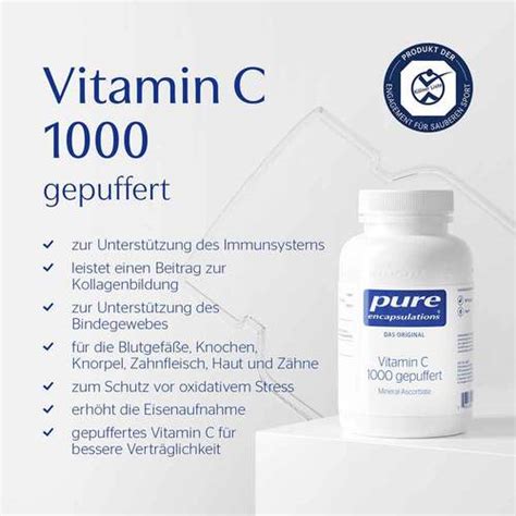 Pure Encapsulations Vitamin C 1000 Gepuffert Kapseln 90 St Bei Aponeo Kaufen