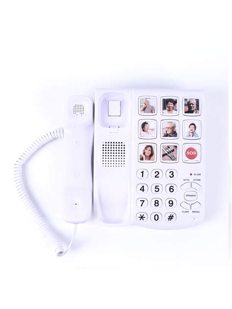 1pc Big Button Telephone Large Button Phone for Seniors, High Volume ...