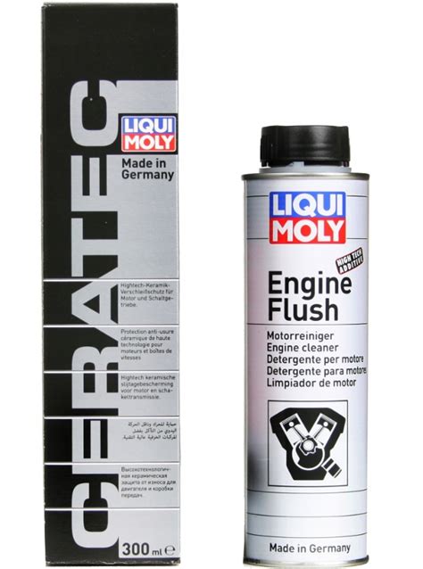 ZESTAW LIQUI MOLY CERATEC 300ml PŁUKANKA SILNIKA ENGINE FLUSH 300ml