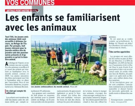 Article Dl Juillet Dons Animaux Secours