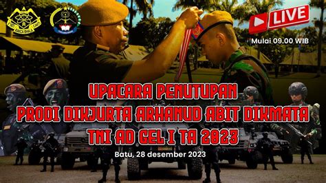 Upacara Penutupan Prodi Dikjurta Arhanud Abit Dikmata Tni Ad Gel I Ta