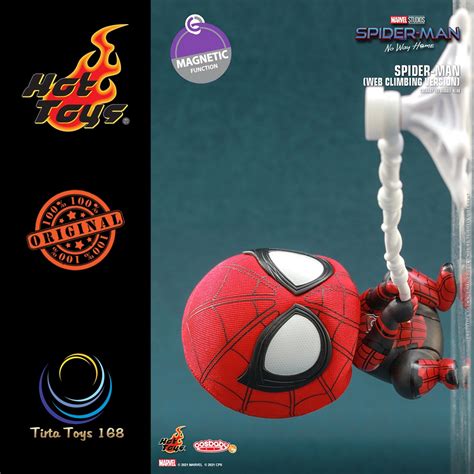 Jual HOT TOYS COSB SPIDER MAN WEB CLIMBING COSBABY S MARVEL BOOBLE