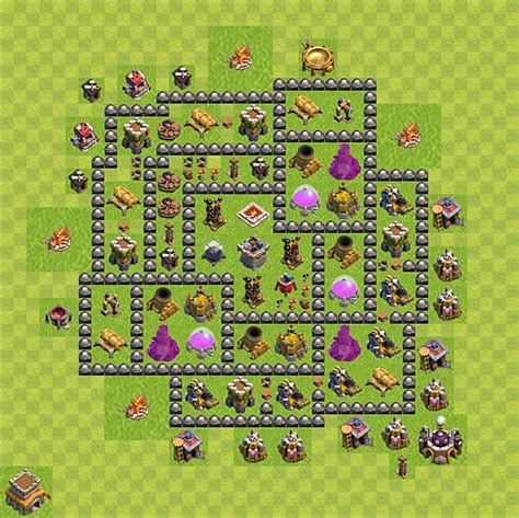 Farming Base Th8 Clash Of Clans Town Hall Level 8 Base 130