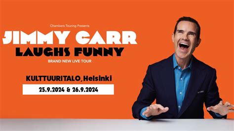 Jimmy Carr Laughs Funny 25 9 At 19 00 Kulttuuritalo