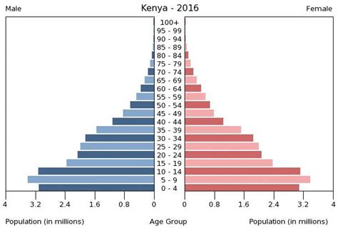 Kenya Age Structure Demographics