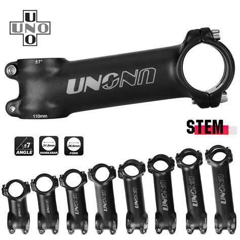 Uno Mountain Bike Stem 318mm 7degree 60708090100110120130mm