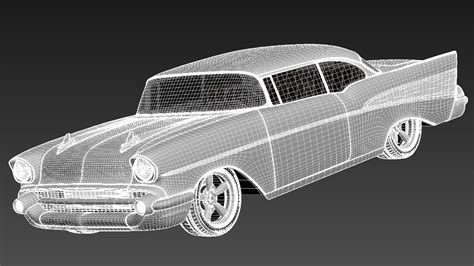 Chevrolet Belair 1957 Custom Lowrider 3d Model 3d Model Cgtrader